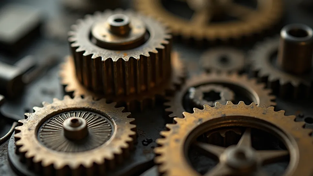 Carousel projector gears