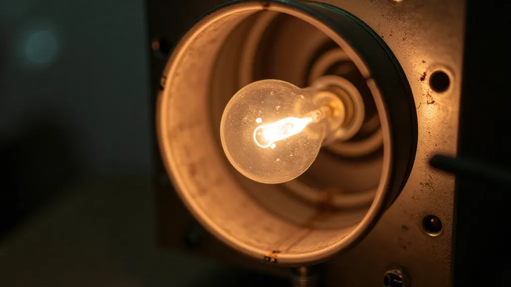 Vintage carousel projector lamp
