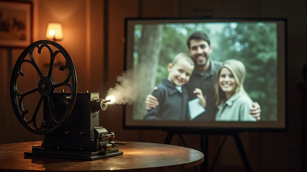 Carousel Projector Image Projection