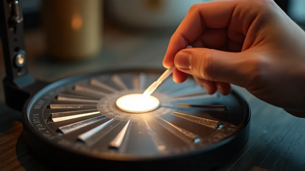 Cleaning a carousel projector reflector