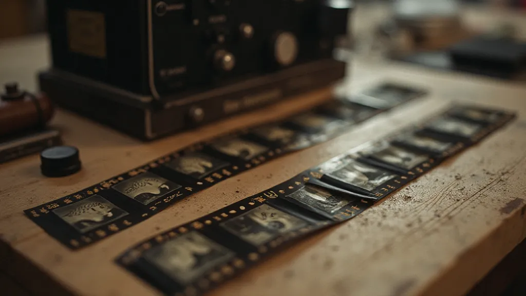 Vintage diaporama film strip