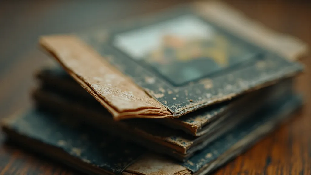 Stack of vintage slides